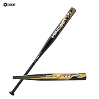 Bâtons de baseball Talent T003 personnalisés, légers, durables, haute performance, motif Hype Fire, poignée droite, bâton monobloc