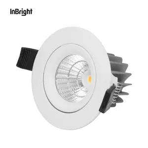 Lampu sorot LED tersembunyi tempat tinggal 5W 7W 12W 20W 30W dapat disesuaikan cahaya tongkol antisilau cahaya Bawah