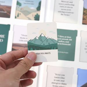 Ensemble <span class=keywords><strong>de</strong></span> cartes personnalisées avec images et <span class=keywords><strong>mots</strong></span> motivants, design <span class=keywords><strong>de</strong></span> livre <span class=keywords><strong>de</strong></span> clip art pliable, vision board unique, décoration <span class=keywords><strong>de</strong></span> scrapbook - Product Image 3