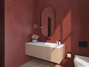 Lavabo <span class=keywords><strong>de</strong></span> salle <span class=keywords><strong>de</strong></span> bain <span class=keywords><strong>en</strong></span> pierre artificielle au design moderne, lavabo rectangulaire <span class=keywords><strong>en</strong></span> forme <span class=keywords><strong>de</strong></span> rectangle pour un usage domestique, prix avec armoire incluse - Product Image 2
