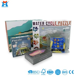 <span class=keywords><strong>Puzzle</strong></span> <span class=keywords><strong>personnalisé</strong></span> de 1000 pièces pour adultes, impression sur carton épais bleu, ensemble de puzzles avec boîte magnétique et sac à cordon - Product Image 1