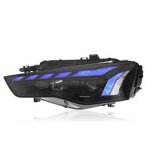 JUSHUN Fari Fendinebbia a LED 12V DRL Luci Diurne Accessori Tuning per Auto <span class=keywords><strong>Audi</strong></span> <span class=keywords><strong>A5</strong></span> 2008-2016 8000k Colore Bianco Blu Nuovo - Product Image 4