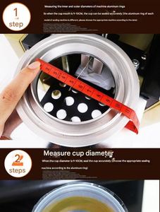 เครื่องซีลบรรจุภัณฑ์แบบใหม่สำหรับอาหารจานด่วน เนื้อสัตว์ ผลไม้ บรรจุในกระป๋อง ถ้วยกลม ถาด กล่อง และบรรจุภัณฑ์อื่นๆ - Product Image 5