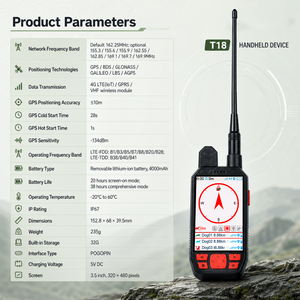 4G LTE Wasserdichtes IP68 Jagdhund-Halsband mit GPS-Tracker - Product Image 2