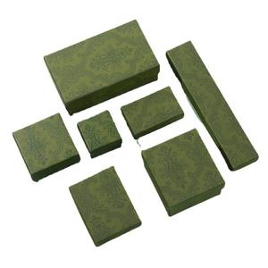 Emballage en papier pour bijoux avec logo personnalisé boîte-cadeau bague pour filles boîte de rangement pour bijoux couleur bon marché avec ruban - Product Image 1