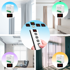 <span class=keywords><strong>Interruptor</strong></span> de Cortina Inteligente <span class=keywords><strong>WiFi</strong></span> RF Tuya, Módulo de Control de Persianas Enrollables para Garaje y Control Remoto de 5 Canales, Compatible con Alexa, 110V 220V - Product Image 2