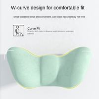 Coussin de soutien lombaire ergonomique en mousse à mémoire de forme avec housse amovible et lavable, design tricoté pour le confort des chaises de bureau
