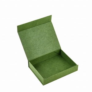Caja de Embalaje Magnética Plegable Plana de Papel Kraft Negro Simple y Elegante, Impresa Personalizada, para Ropa, Venta al Por Mayor - Product Image 4