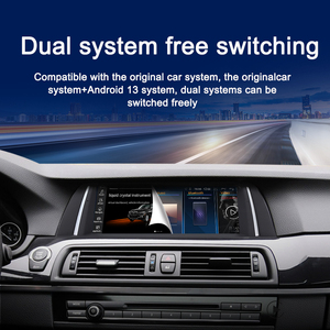 LELV Android 14 Radio de coche inalámbrico Carplay Android Auto Gps Navi reproductor Multimedia para Bmw <span class=keywords><strong>5</strong></span> Series F10 F11 G30 - Product Image 5