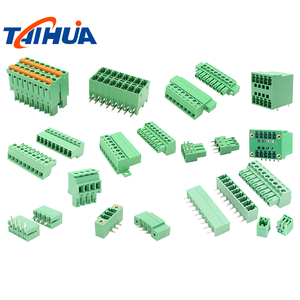 Tùy chỉnh 15edg loạt 2P-24P plug-in khối thiết bị đầu cuối với nam và nữ cặp và mặt bích cố định PCB thiết bị đầu cuối - Product Image 2