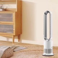 Ventilateur tour sur pied numérique sans pales TP-12 avec désinfection au plasma H11, télécommande, logo personnalisable, 17 ans d'expérience en énergie électrique