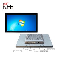 Ordenador Industrial Táctil Capacitivo KTB X86 de 9 a 36 V de Amplio Rango de Voltaje, 15 18.5 Pulgadas, Sin Ventilador, IP65, Escritorio, VESA, Panel PC Industrial