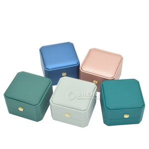 White Jewellery <b>Leather</b> Jewelry Package Ready to Ship Necklace Shipping Custom LOGO Wholesale <b>Bracelet</b> Box Packaging Gift Boxes - Product Image 3