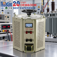 Transformateur Variac Monophasé Personnalisé 5KVA 220-250V, Type Contact Réglable, Bobine Toroidale 100% Cuivre, Régulateur de Tension