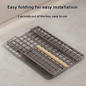 رف تخزين توابل للمطبخ، حامل تخزين قائم، بتصميم عصري بسيط من الفولاذ الكربوني، بتصميم الأدراج، مستدام - Product Image 4