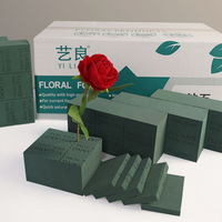 YiLiang 20 pièces/carton – Brique de mousse florale en résine phénolique écologique – Grande taille pour arrangements floraux de remise de diplôme, Halloween, fleurs artificielles