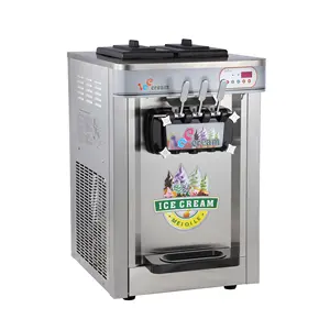 Hielo crema/tienda de té de leche/cafetería conjunto completo de equipos de producto de hielo exprimidor horno pequeño-Helado-máquina