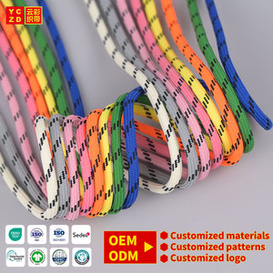 Cordoncino Intrecciato Multicolore OEM ODM, Cordoncino Personalizzato all'Ingrosso in Poliestere <span class=keywords><strong>a</strong></span> <span class=keywords><strong>Righe</strong></span> per Felpe e Abbigliamento - Product Image 2