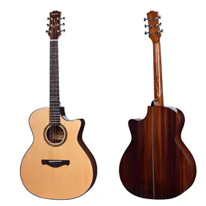 Kaysen चीन बनाया ठोस सजाना संगीत साधन शीर्ष गुणवत्ता सस्ते ध्वनिक गिटार थोक
