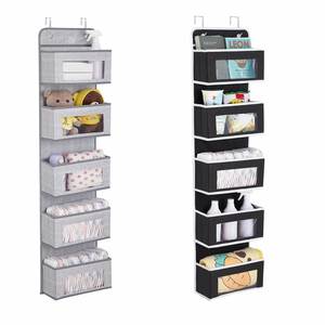 Hot Sale 5-Tier Folding Storage Organizer Large Pockets Door Handbag Closet Bathroom Clothing Tools for Jewelry Storage - Product Image 1