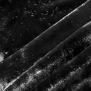 Оптовая Продажа, 100%, полиэфирная плюшевая Высококачественная Черная однотонная ткань из искусственного меха норки - Product Image 4