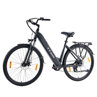 Nouveau vélo électrique à vitesse variable, cadre large, prix bas, 150-180 km, vélo électrique de ville pour femmes, vélo en aluminium de ville, vélo électrique