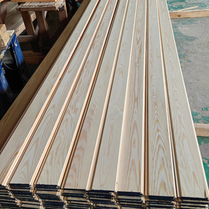 Con y <span class=keywords><strong>sin</strong></span> <span class=keywords><strong>nudos</strong></span>, panel de techo de madera de <span class=keywords><strong>pino</strong></span> para interiores, revestimiento de tablones, secado al horno o secado al horno y panel termo tratado - Product Image 2