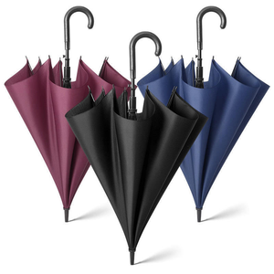 Parapluie droit classique à prix abordable, personnalisable avec logo, idéal comme cadeau promotionnel – Direct usine - Product Image 1