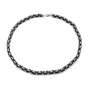 Punk Acero inoxidable 4mm/5mm/6mm/7mm/8mm/10mm enlace Rey Emperador cadena <span class=keywords><strong>de</strong></span> eslabones bizantinos collares cadena bizantina acero inoxidable - Product Image 6