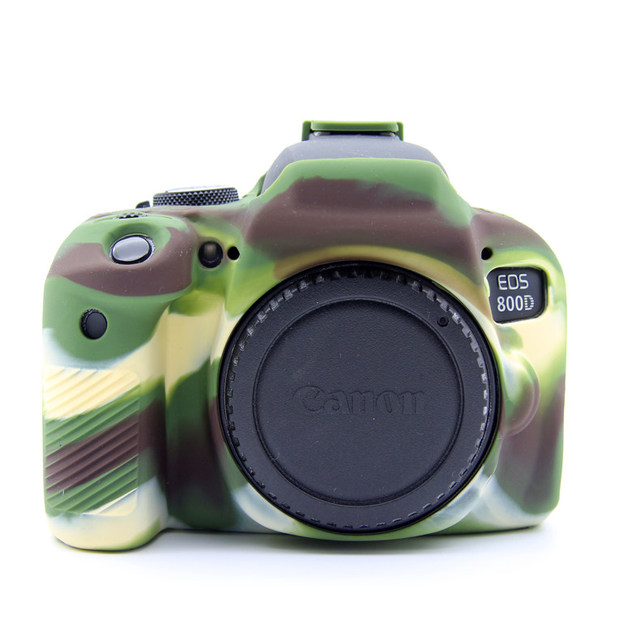 YEAH Camera Case for Canon EOS 800D, Digital SLR Camera Rubber Body Skin Soft Silicone Protective Cover Housing