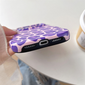 เคสโทรศัพท์ลายกันกระแทกหรูหราแบบ IMD TPU สำหรับ iPhone 16 15 14 13 Pro Max, เคสลายเสือดาวสีเบจสำหรับ iPhone 17 - Product Image 5