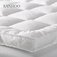 SANHOO Protège-matelas portable en microfibre avec garnissage alternatif au duvet, surmatelas confortable pour usage domestique, vente en gros, pas cher