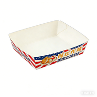 Boîtes en papier en forme de bateau, qualité alimentaire, étanches, pour frites et fruits