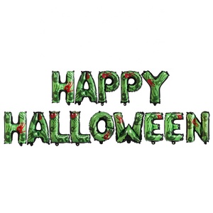 16 pulgadas <span class=keywords><strong>feliz</strong></span> halloween carta alfabeto suministros de decoración de Navidad de parte de helio globos banner - Product Image 3