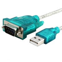 FTDI USB 2,0 macho RS232 puerto serie 9 pines Mini DB9 hembra adaptador consola Cable PVC chaqueta uso altavoz Cámara Monitor proyector