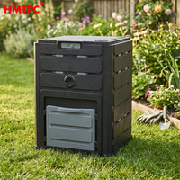 Fabricant professionnel OEM/ODM – Composteur esthétique effet bois 80 gallons – Inspection qualité à 100 % – Bac de jardin – Expédition rapide