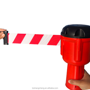 Controllo della folla del traffico in PVC barricata stradale di sicurezza di parcheggio cono di sicurezza barriere a nastro retrattile - Product Image 3