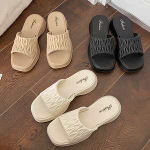 Ripple donna tacco alto pump estate pantofole da interno per spiaggia ufficio soggiorno-Interfloor riduzione del rumore - Product Image 1