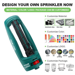 Arroseur oscillant personnalisé SUNSHINE pour pelouse et jardin, équipement <span class=keywords><strong>d</strong></span>'<span class=keywords><strong>arrosage</strong></span> à large portée pour gazon, cour, ferme et espaces verts - Product Image 2