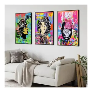 Nordic <span class=keywords><strong>Pop</strong></span> Street Art Graffiti Music Poster Estética The Door Rock Rapper Canvas Painting Home Gallery Room Decor Bar Wall Art - Product Image 1