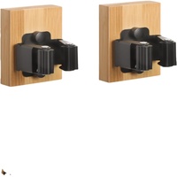 Décoration de salon, accessoires de luxe pour la maison, ensemble de 4 pièces, support mural pour balai et serpillière en bois