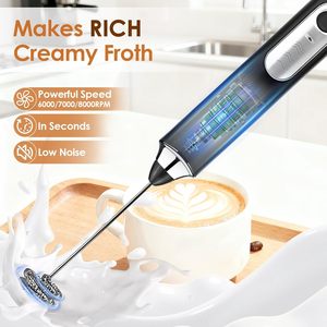 Mousseur à lait automatique USB mini en acier inoxydable, électrique portatif, fonctionnement à une touche, mélangeur à café écologique M006 - Product Image 1
