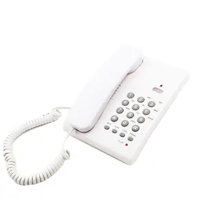 Popular good price basic function phone fixed telephone set with contact number