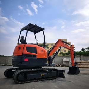 Mini-excavatrice 3,5T à châssis extensible, directement de l'atelier, petite pelle EURO5 pour la construction rurale et l'assistance à la récolte agricole - Product Image 3
