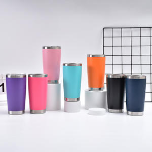 Gobelet isotherme classique en acier inoxydable à double paroi, écologique, avec logo personnalisé, pour la rentrée scolaire (16oz/20oz/24oz) - Product Image 3