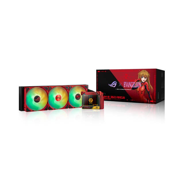 2023 New Stock ROG RYUJIN III 360 ARGB EVA 02 EDITION Water Cooler for Gaming Computer Cpu Liquid Cooler Rog Ryujin 360