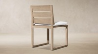 Ensemble de table à manger d'extérieur en teck, design minimaliste, meubles en bois durables pour la terrasse et le jardin