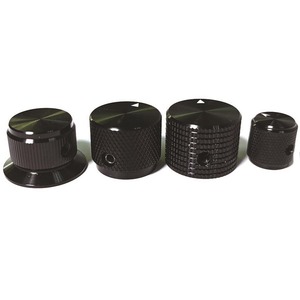 Bộ Khuếch Đại Chiết Áp Âm Thanh Xoay Bạc Anodized Nhôm Tùy Chỉnh Núm Hình Vòm Kim Loại Crôm Mặt Số - Product Image 4