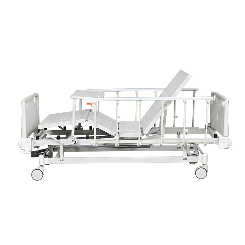 Manufacturer Easy-to-Use Manual Two Functions Clinic Bed with Central Locking System