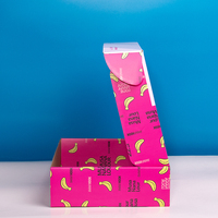 Boîte d'expédition personnalisée de grandes fleurs de roses Dossier en carton ondulé avec revêtement UV Logo personnalisé
